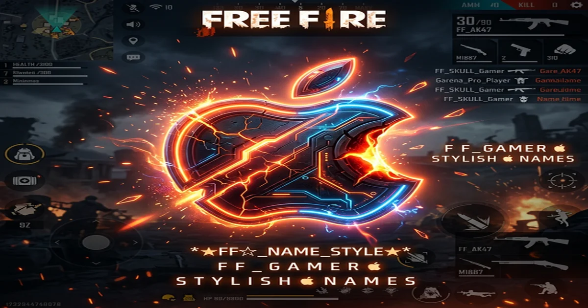 Free Fire Apple Logo Symbol Copy Paste For Android
